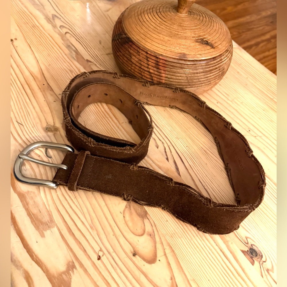 🤎🐎Polo Ralph Lauren 100% Genuine Leather brown  belt